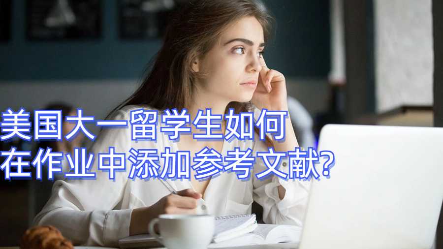 美國(guó)大一留學(xué)生如何在作業(yè)中添加參考文獻(xiàn)?