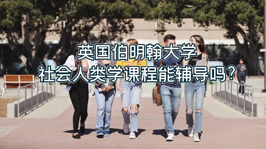 英國伯明翰大學(xué)社會人類學(xué)課程能輔導(dǎo)嗎?
